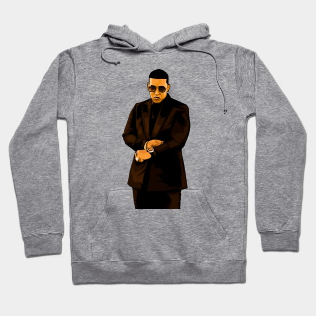 Daddy Yankee Hoodie by Paul Draw